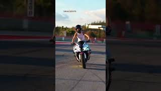 ninja bikergirl bikers ktmduke superbikestunt motorcycle motobikestunts kawasaki zx10r [upl. by Fulton]