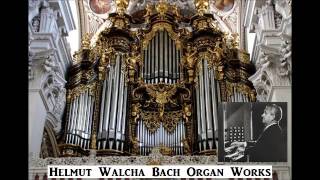 JSBach Organ Works Selection  HWalcha [upl. by Ynetruoc43]