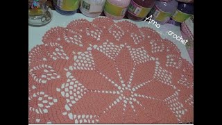 Mini tapete tejido a crochet paso a paso [upl. by Ahtebbat497]