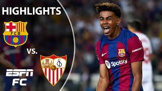 Barcelona vs Sevilla  LALIGA Highlights  ESPN FC [upl. by Abeh]