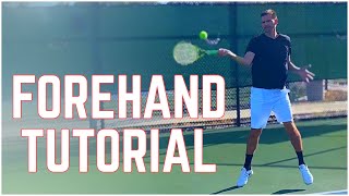 How to Hit a Forehand  Tennis Technique [upl. by Eta]