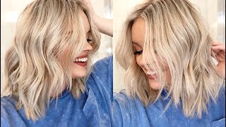 HOW TO EASY WAVES TUTORIAL  Short to Medium Length Hair [upl. by Aisats]