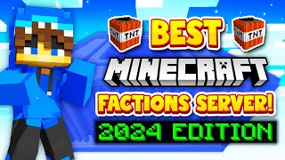 BEST Minecraft FACTIONS SERVER IN 2024 120 VERSION  Minecraft Factions  Java amp Bedrock Edition [upl. by Yenot]