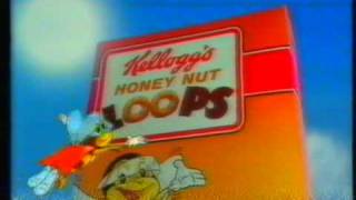 Kelloggs Honey Nut Loops advert 1990 [upl. by Eiramannod]