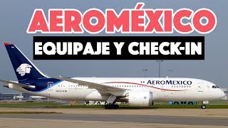 Aeroméxico equipaje permitido y check in [upl. by Anaib]