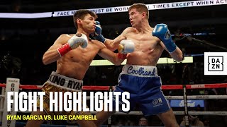 HIGHLIGHTS  Ryan Garcia vs Luke Campbell [upl. by Kerby]