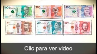 5 pasos para reconocer los nuevos billetes [upl. by Kenti625]