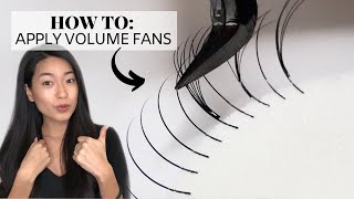 HOW TO Apply Volume Lashes close up [upl. by Dry825]