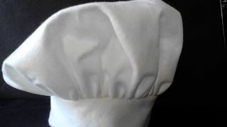 gorro de chef fieltro [upl. by Lorinda]