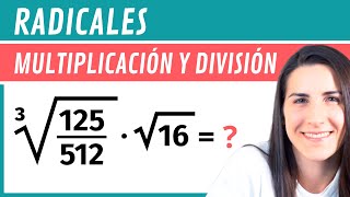 MULTIPLICACIÓN y DIVISIÓN con RADICALES ✅ [upl. by Nagiem467]