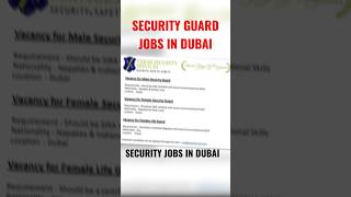 Security guards jobs  Security jobs in Dubai [upl. by Margaretha]