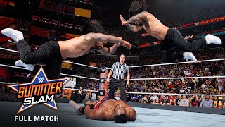 FULL MATCH  The New Day vs The Usos  SmackDown Tag Team Titles Match SummerSlam Kickoff 2017 [upl. by Teews399]