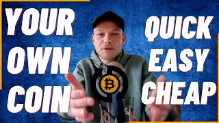 How to MAKE and SELL your OWN crypto coin Create token in LESS than 15 minutes [upl. by Yelmene694]