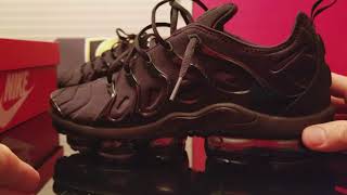 Nike Air Vapormax Plus Triple Black reviewon feet [upl. by Carrington98]