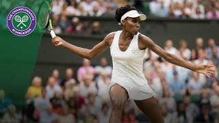 Venus Williams v Jelena Ostapenko highlights  Wimbledon 2017 quarterfinal [upl. by Phyl809]