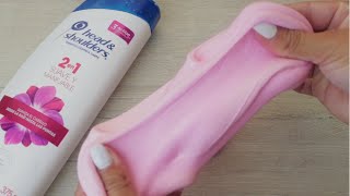 Hacer SLIME CON SHAMPOO fácil  probando recetas de mis suscriptores SIN BÓRAX [upl. by Anavas]