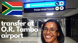 How to transfer international flights  Johannesburg airport South Africa [upl. by Navar226]