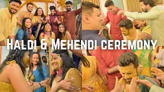 Haldi and Mehendi Ceremony  Aadya amp Mayur Wedding [upl. by Mcclain]