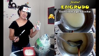 Como hacer Engrudo  how to make Engrudo  Flour Pasta [upl. by Tallbott]