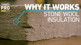 Why It Works ROCKWOOL Stone Wool Insulation [upl. by Yrtnahc]