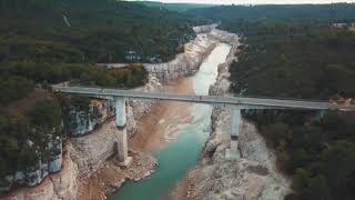 VERDON GORGES  Gorges du Verdon  Village Moustier Sainte Marie  France [upl. by Anonyw]