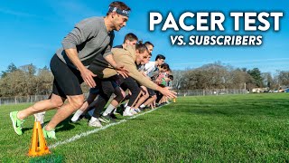 PACER Fitness Test Beep Test vs Subscribers [upl. by Jaclin579]