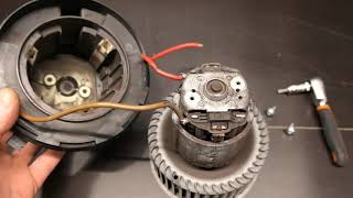 MercedesBenz  Blower Motor Repair W212 W204 X204 [upl. by Anaul569]