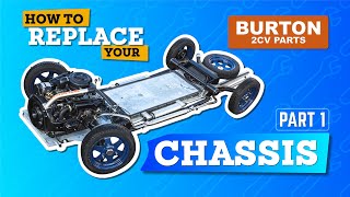 Replace a 2CV Chassis  Part 1 Disassembly  BURTON 2CV PARTS [upl. by Royden]