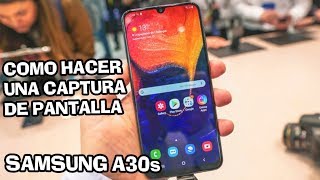 SAMSUNG A30s 👍Cómo Hacer una Captura Screenshot FÁCIL 📲 OrientadorMovil [upl. by Almap]