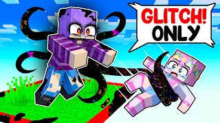 BECOMING the GLITCH on ONE CHUNK in Minecraft [upl. by Htaeh]