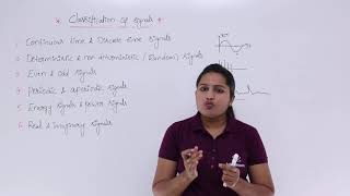 Signals amp Systems  Classification of Signals [upl. by Jehiah]