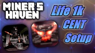 Miners Haven Life 1k Centillion Setup  No Exotics Collectibles Enchants or Superstitious [upl. by Llekram]