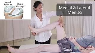 The Exam for Knee Pain  Stanford Medicine 25 [upl. by Ttelrahc]