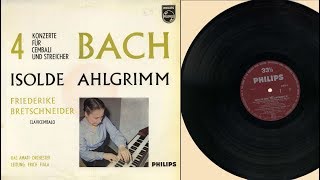 Isolde Ahlgrimm harpsichord und das Amati Orchester Leitung E Fiala JS Bach [upl. by Alrahs]