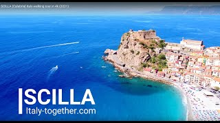 SCILLA Calabria Italy walking tour in 4k  Summer destination [upl. by Odnaloy]