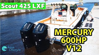 Scout 425 LXF and Mercury Marine 600hp V12 [upl. by Anitsyrhk953]