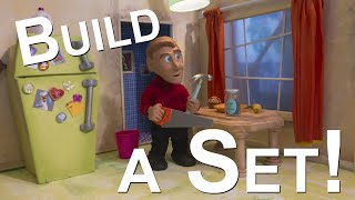 Stop Motion Tutorial Build a Set Part One [upl. by Ahsiakal]