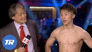 Nayoa Inoue Very Pleased with Performance Wants to be Undisputed  POSTFIGHT INTERVIEW [upl. by Esital]