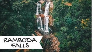 RAMBODA FALLS NUWARA ELIYA  BEST WATERFALL IN SRI LANKA [upl. by Annoval]