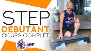 STEP DEBUTANT cours complet  Websérie FITNESS TRANSFORMATION by MYF 790 [upl. by Nosemaj]