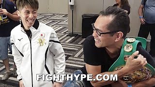 NONITO DONAIRE amp NAOYA INOUE CROSS PATHS amp REUNITE FORMER FOES AGREE TO REMATCH amp CRACK JOKES [upl. by Vere]