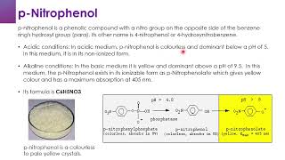 p Nitrophenyl Phosphate amp P Nitrophenol [upl. by Emlen]