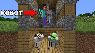 2 Minecraft Speedrunners VS Terminator [upl. by Athalee]