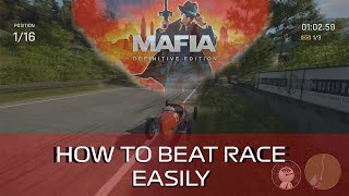 Mafia Definitive Edition  HOW TO BEAT RACE EASILY  TUTORIAL [upl. by Nosidam]