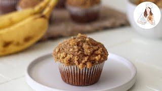 Banana Muffins Recipe [upl. by Silvie499]