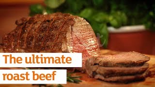 How to cook the ultimate roast beef With Rejina SaburCross  Recipe  Sainsburys [upl. by Ylrebmik]