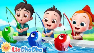 12345 Once I Caught a Fish Alive  Number Song  Kids Songs amp Nursery Rhymes  LiaChaCha [upl. by Guzel154]