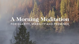 10 Minute Morning Meditation for Clarity Stability and Presence  Goop [upl. by Olenta363]