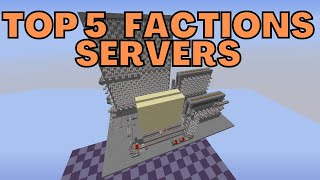 Top 5 Minecraft Factions Servers in 2023 [upl. by Ij309]