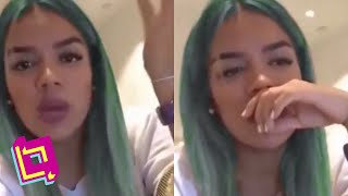 Karol G confiesa que terminó con Anuel  Instagram Live Video Completo [upl. by Peria894]